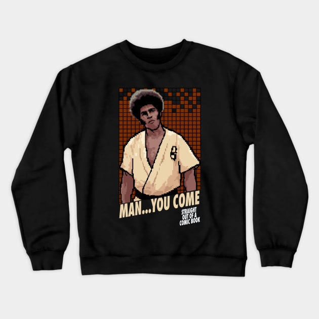 Kung Fu Master Crewneck Sweatshirt by BlackActionTeesOnDemand